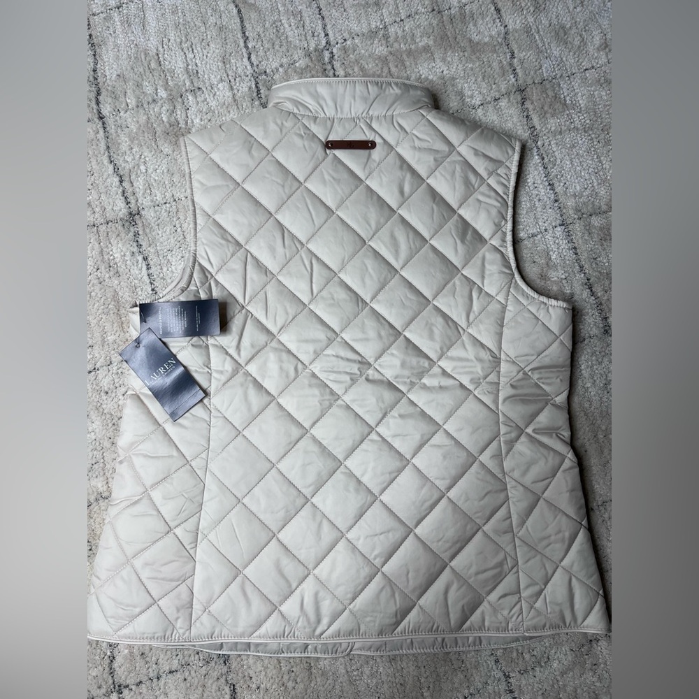 Ralph Lauren Quilted Vest Black M NWT — Timeless Old Money Elegance - Picture 8 of 9
